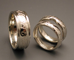 Hand Engraved Bands